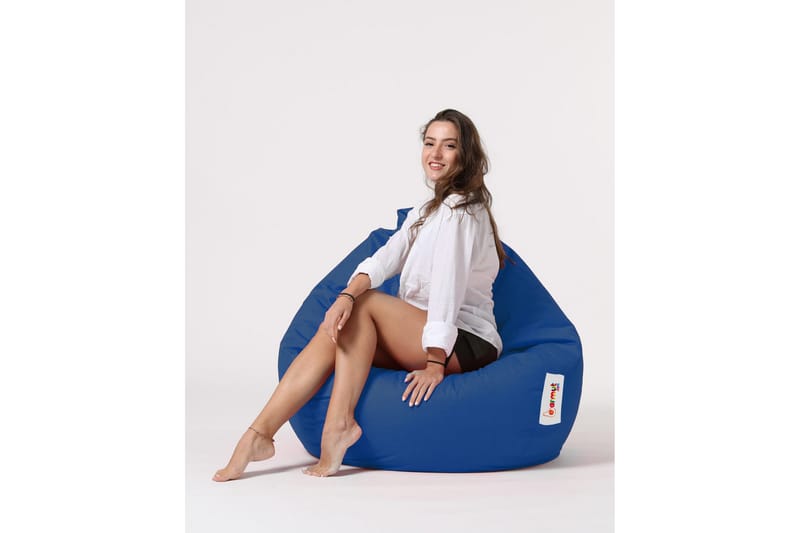 Hunny Sittsäck Utomhus 115 cm - Blå - Utemöbler - Utestol & trädgårdsstol - Sittsäckar utomhus