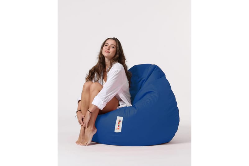 Hunny Sittsäck Utomhus 115 cm - Blå - Utemöbler - Utestol & trädgårdsstol - Sittsäckar utomhus