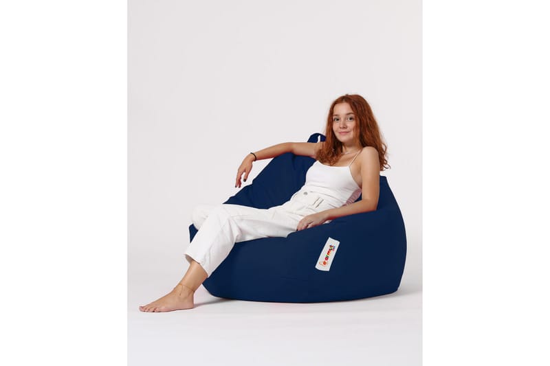 Hunny Sittsäck Utomhus 115 cm - Mörkblå - Utemöbler - Utestol & trädgårdsstol - Sittsäckar utomhus