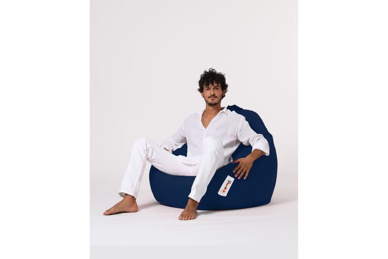 Hunny Sittsäck Utomhus 115 cm - Mörkblå - Utemöbler - Utestol & trädgårdsstol - Sittsäckar utomhus