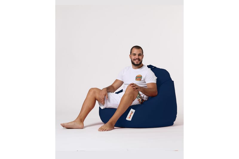 Hunny Sittsäck Utomhus 115 cm - Mörkblå - Utemöbler - Utestol & trädgårdsstol - Sittsäckar utomhus