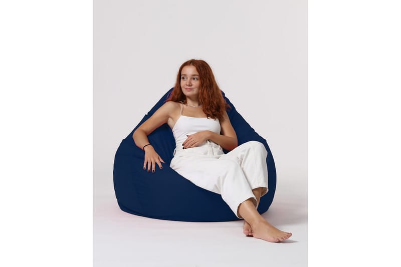 Hunny Sittsäck Utomhus 115 cm - Mörkblå - Utemöbler - Utestol & trädgårdsstol - Sittsäckar utomhus