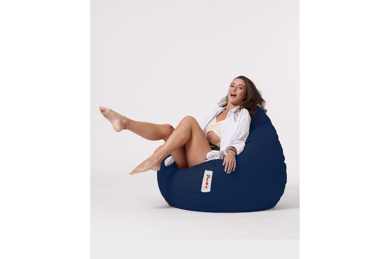 Hunny Sittsäck Utomhus 115 cm - Mörkblå - Utemöbler - Utestol & trädgårdsstol - Sittsäckar utomhus