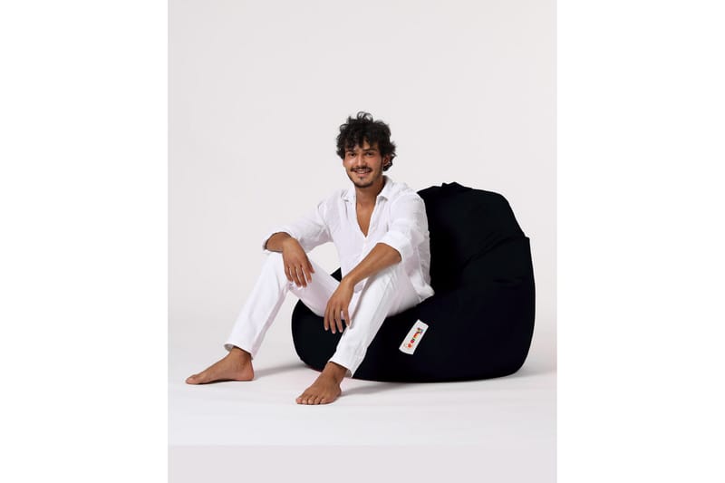 Hunny Sittsäck Utomhus 115 cm - Svart - Utemöbler - Utestol & trädgårdsstol - Sittsäckar utomhus