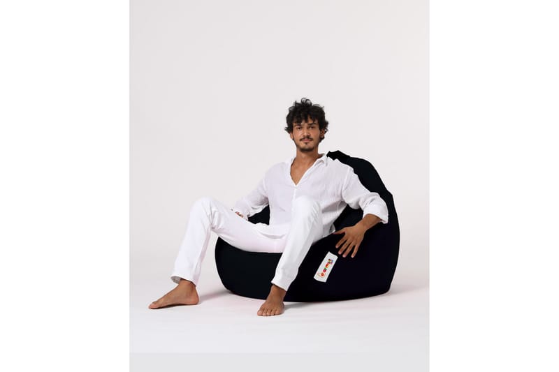 Hunny Sittsäck Utomhus 115 cm - Svart - Utemöbler - Utestol & trädgårdsstol - Sittsäckar utomhus