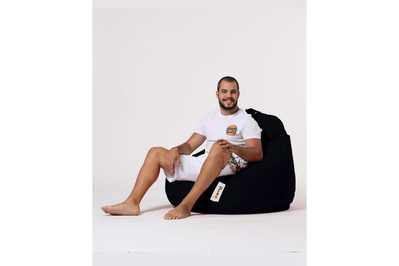 Hunny Sittsäck Utomhus 115 cm - Svart - Utemöbler - Utestol & trädgårdsstol - Sittsäckar utomhus