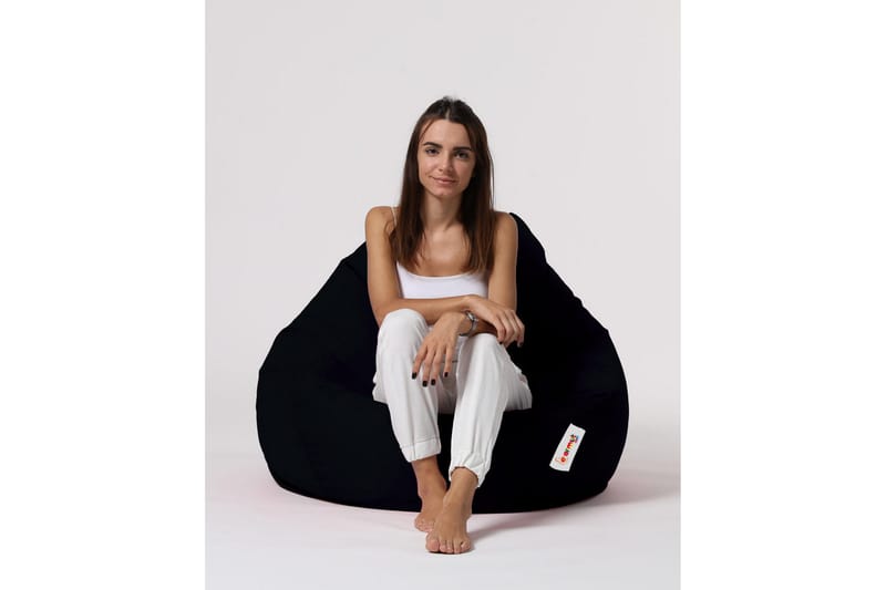 Hunny Sittsäck Utomhus 115 cm - Svart - Utemöbler - Utestol & trädgårdsstol - Sittsäckar utomhus