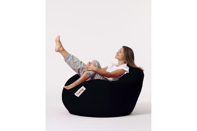 Hunny Sittsäck Utomhus 115 cm - Svart - Utemöbler - Utestol & trädgårdsstol - Sittsäckar utomhus