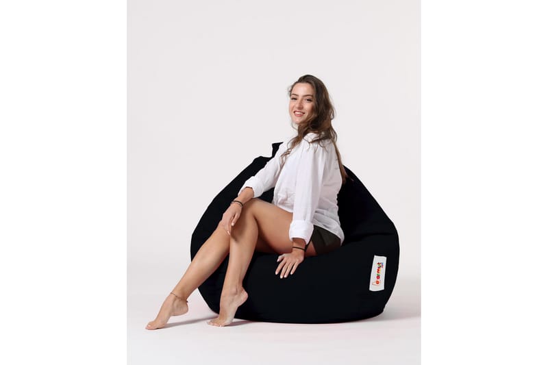 Hunny Sittsäck Utomhus 115 cm - Svart - Utemöbler - Utestol & trädgårdsstol - Sittsäckar utomhus