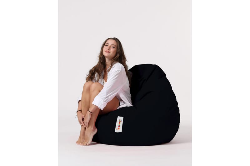 Hunny Sittsäck Utomhus 115 cm - Svart - Utemöbler - Utestol & trädgårdsstol - Sittsäckar utomhus