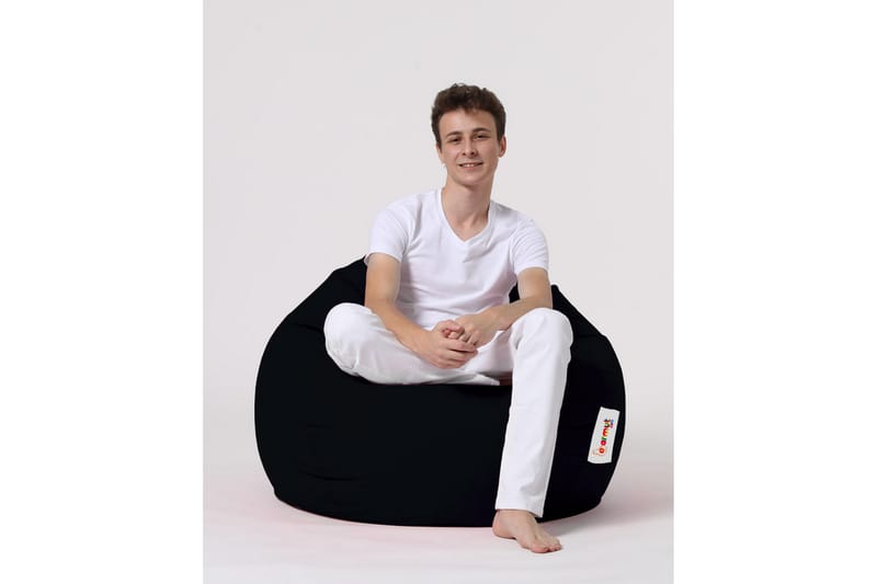 Hunny Sittsäck Utomhus 115 cm - Svart - Utemöbler - Utestol & trädgårdsstol - Sittsäckar utomhus