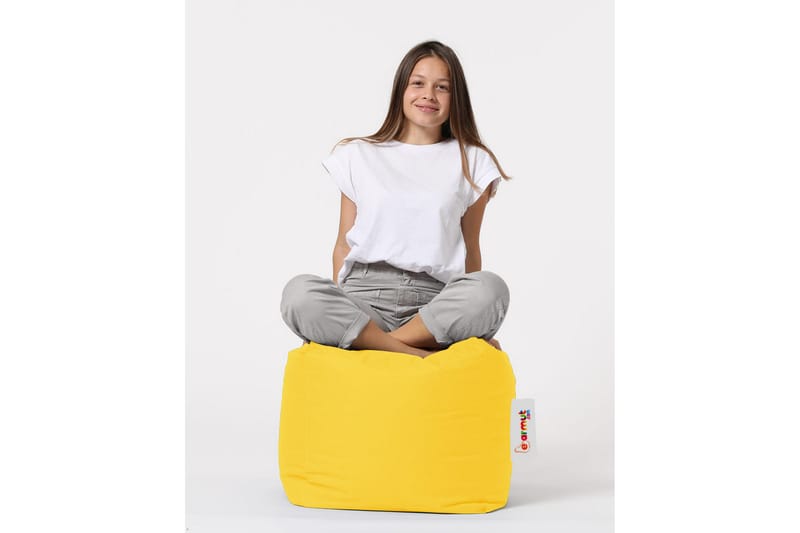 Salani Sittsäck Utomhus 45 cm - Gul - Utemöbler - Utestol & trädgårdsstol - Sittsäckar utomhus