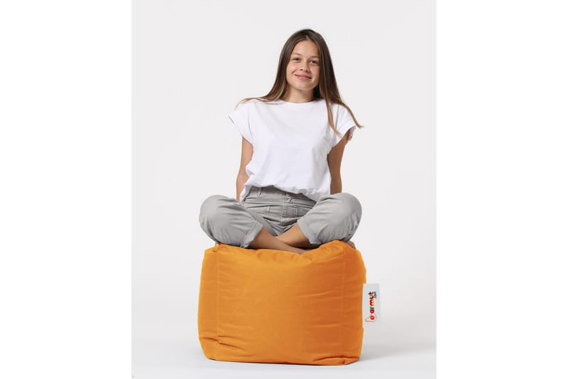 Salani Sittsäck Utomhus 45 cm - Orange - Utemöbler - Utestol & trädgårdsstol - Sittsäckar utomhus