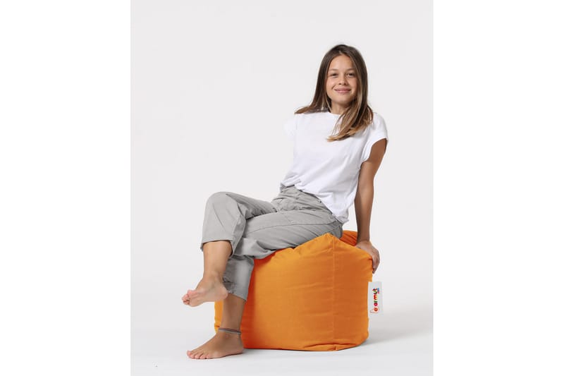 Salani Sittsäck Utomhus 45 cm - Orange - Utemöbler - Utestol & trädgårdsstol - Sittsäckar utomhus