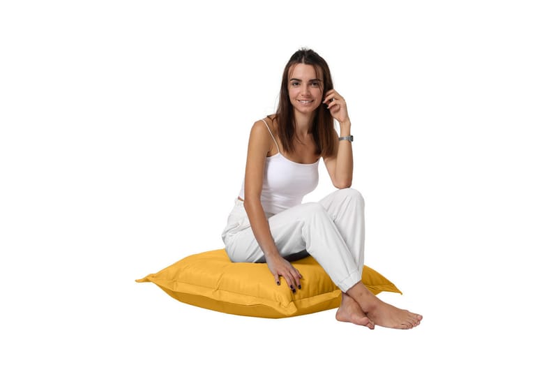 Salinder Sittsäck Utomhus 70 cm - Gul - Utemöbler - Utestol & trädgårdsstol - Sittsäckar utomhus