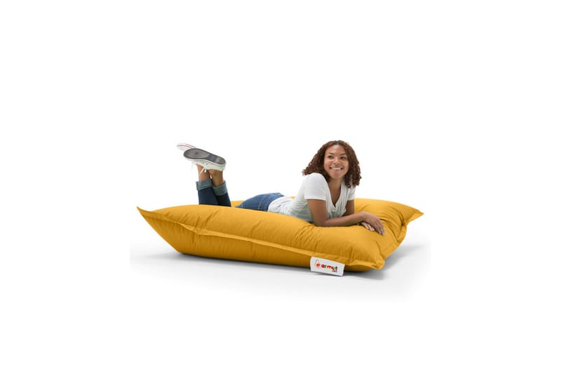 Salmi Sittsäck Utomhus 100 cm - Gul - Utemöbler - Utestol & trädgårdsstol - Sittsäckar utomhus
