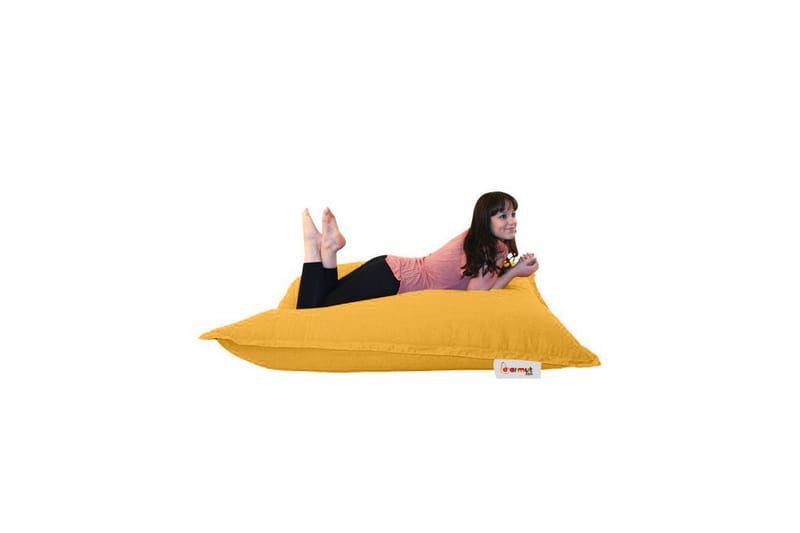 Salmi Sittsäck Utomhus 100 cm - Gul - Utemöbler - Utestol & trädgårdsstol - Sittsäckar utomhus