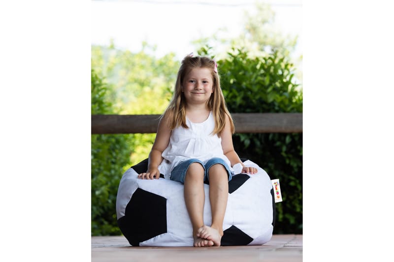Sira Sittsäck Utomhus 70 cm - Svart|Vit - Utemöbler - Utestol & trädgårdsstol - Sittsäckar utomhus