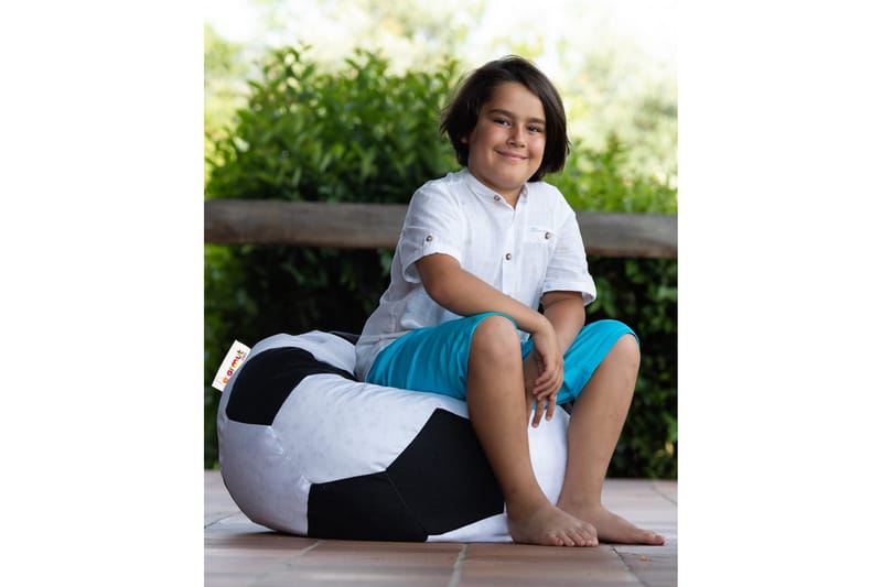 Sira Sittsäck Utomhus 70 cm - Svart|Vit - Utemöbler - Utestol & trädgårdsstol - Sittsäckar utomhus