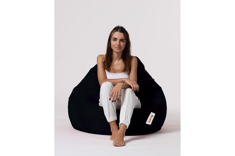 Sittsäck Utomhus Hunny 115 cm Svart - Utemöbler - Utestol & trädgårdsstol - Sittsäckar utomhus