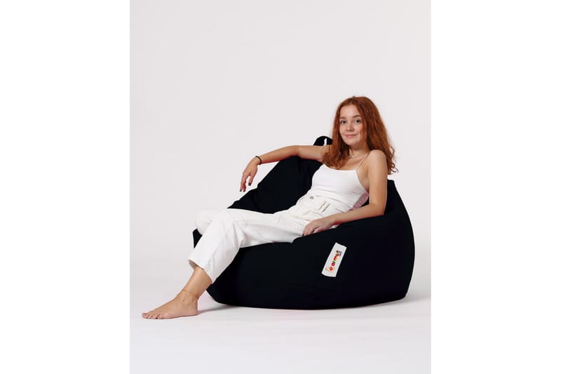 Sittsäck Utomhus Hunny 115 cm Svart