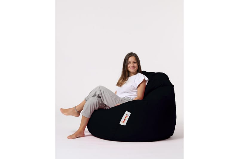 Sittsäck Utomhus Hunny 115 cm Svart - Utemöbler - Utestol & trädgårdsstol - Sittsäckar utomhus