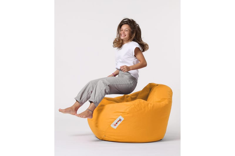 Sittsäckar utomhus Hunny Sittsäck Utomhus 115 cm Gul - Utemöbler - Utestol & trädgårdsstol - Sittsäckar utomhus