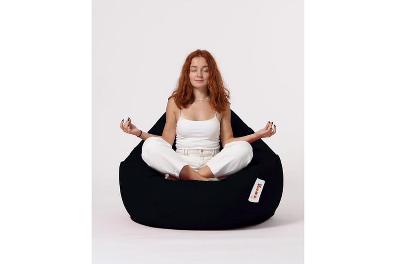 Sittsäckar utomhus Hunny Sittsäck Utomhus 115 cm Svart - Utemöbler - Utestol & trädgårdsstol - Sittsäckar utomhus