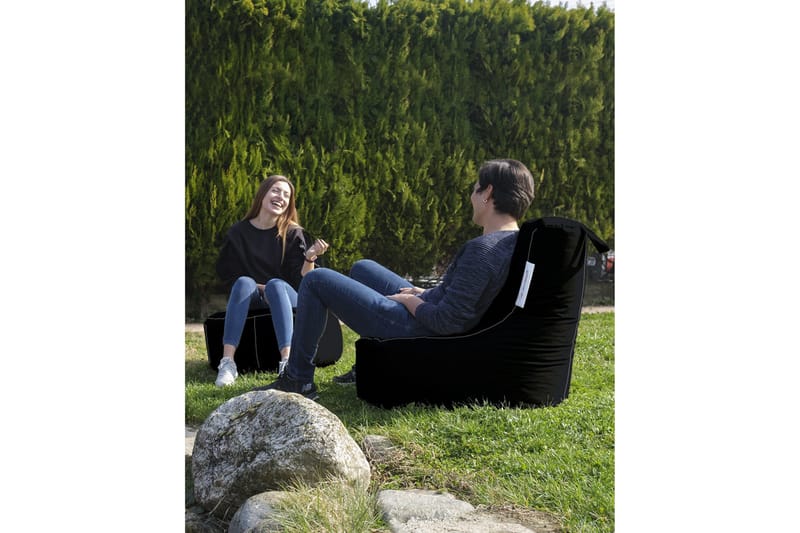 Sittsäckar utomhus Vikki Sittsäck Utomhus 70 cm Svart - Utemöbler - Utestol & trädgårdsstol - Sittsäckar utomhus