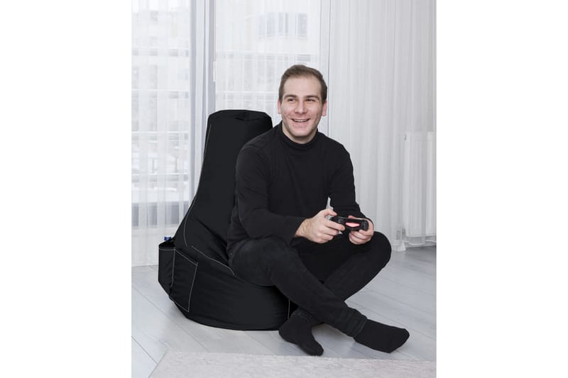 Sittsäckar utomhus Vikki Sittsäck Utomhus 70 cm Svart - Utemöbler - Utestol & trädgårdsstol - Sittsäckar utomhus