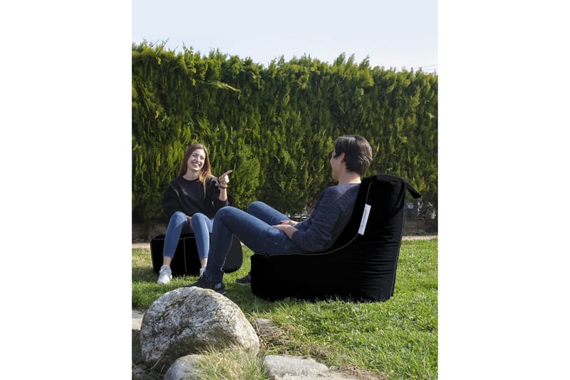 Sittsäckar utomhus Vikki Sittsäck Utomhus 70 cm Svart - Utemöbler - Utestol & trädgårdsstol - Sittsäckar utomhus