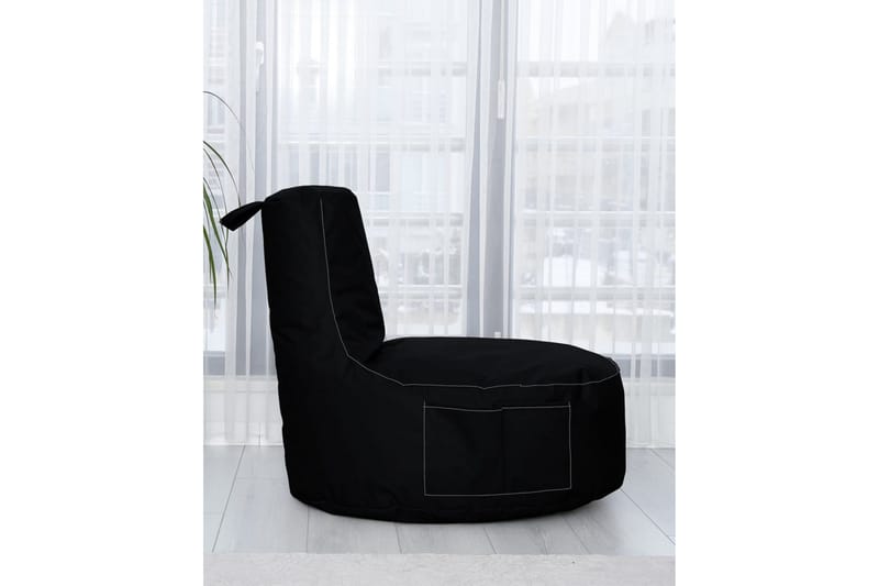 Sittsäckar utomhus Vikki Sittsäck Utomhus 70 cm Svart - Utemöbler - Utestol & trädgårdsstol - Sittsäckar utomhus