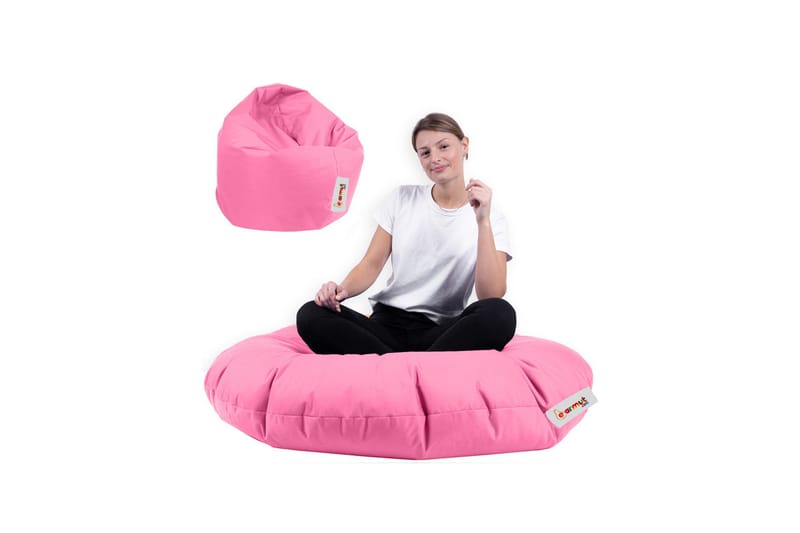 Tasmina Sittsäck Utomhus 65 cm - Rosa - Utemöbler - Utestol & trädgårdsstol - Sittsäckar utomhus