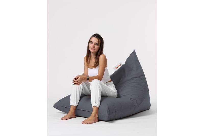 Toya Sittsäck Utomhus 90 cm - Grå - Sittsäckar utomhus