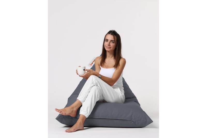 Toya Sittsäck Utomhus 90 cm - Grå - Utemöbler - Utestol & trädgårdsstol - Sittsäckar utomhus