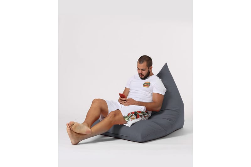 Toya Sittsäck Utomhus 90 cm - Grå - Utemöbler - Utestol & trädgårdsstol - Sittsäckar utomhus