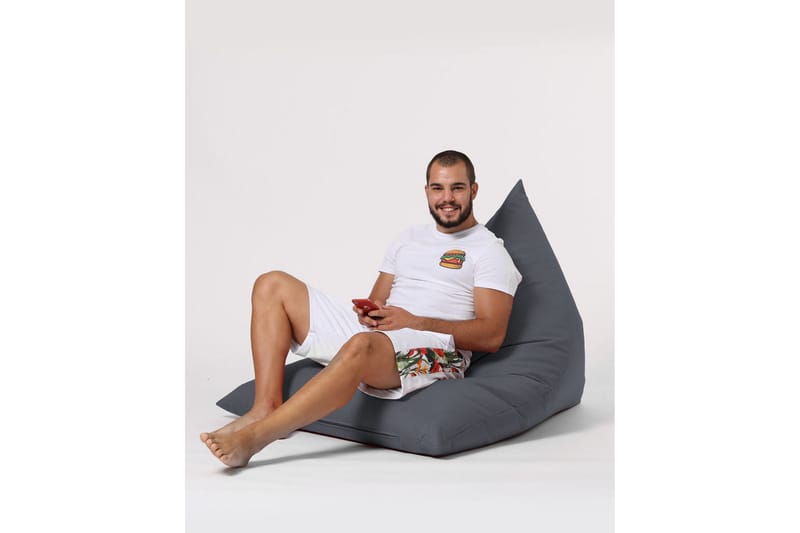 Toya Sittsäck Utomhus 90 cm - Grå - Utemöbler - Utestol & trädgårdsstol - Sittsäckar utomhus