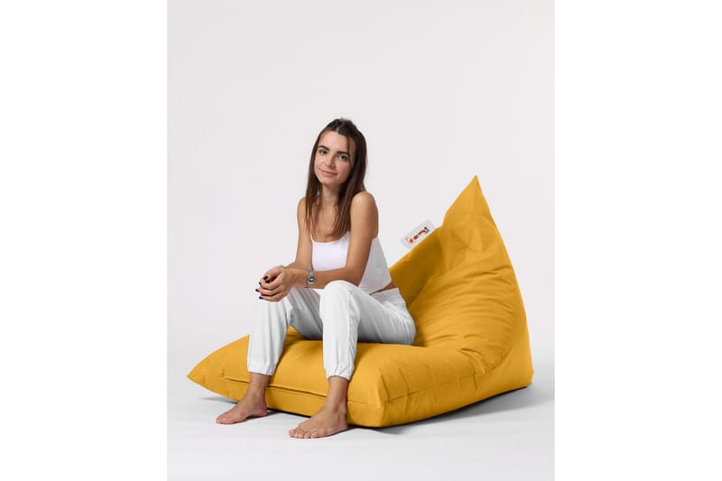 Toya Sittsäck Utomhus 90 cm - Gul - Utemöbler - Utestol & trädgårdsstol - Sittsäckar utomhus