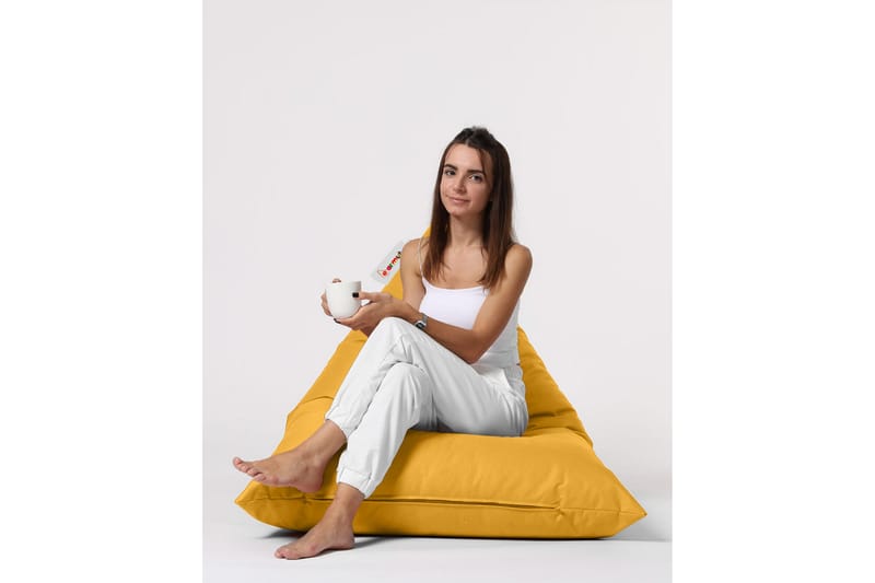 Toya Sittsäck Utomhus 90 cm - Gul - Utemöbler - Utestol & trädgårdsstol - Sittsäckar utomhus