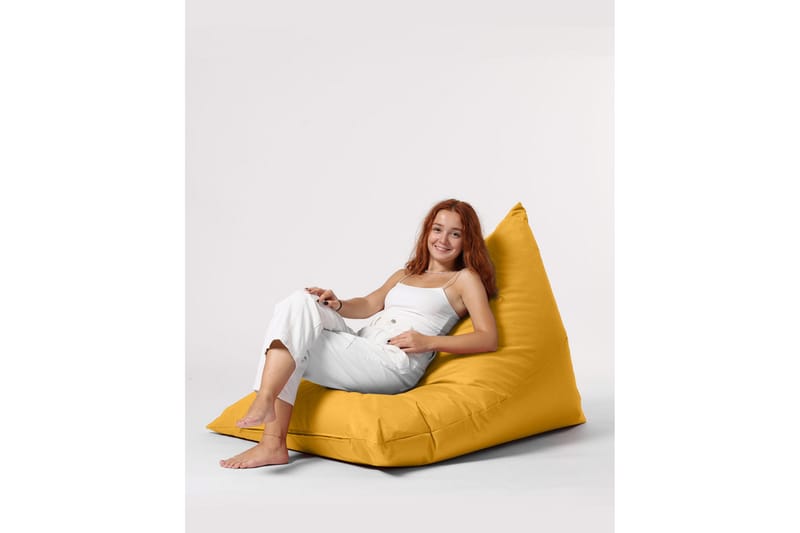 Toya Sittsäck Utomhus 90 cm - Gul - Utemöbler - Utestol & trädgårdsstol - Sittsäckar utomhus