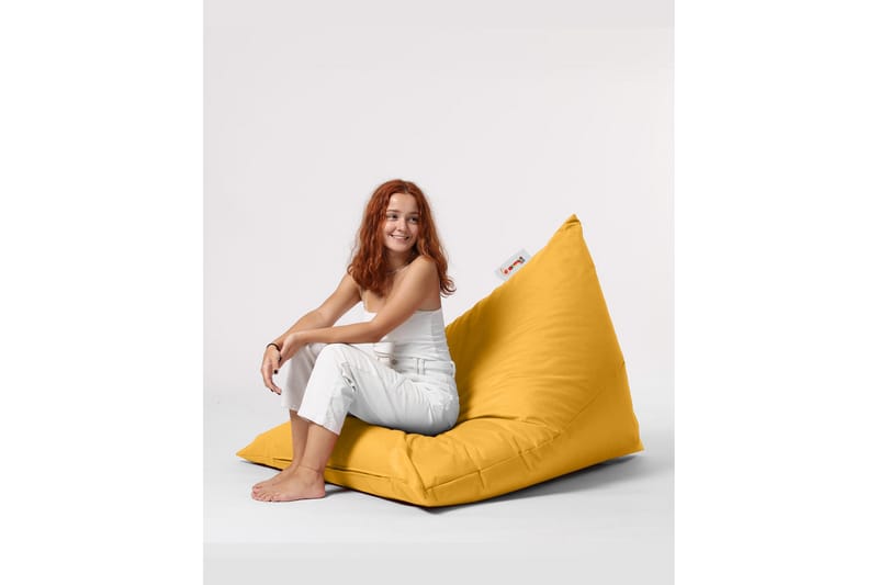 Toya Sittsäck Utomhus 90 cm - Gul - Utemöbler - Utestol & trädgårdsstol - Sittsäckar utomhus