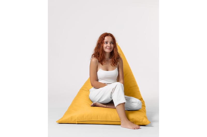 Toya Sittsäck Utomhus 90 cm - Gul - Utemöbler - Utestol & trädgårdsstol - Sittsäckar utomhus