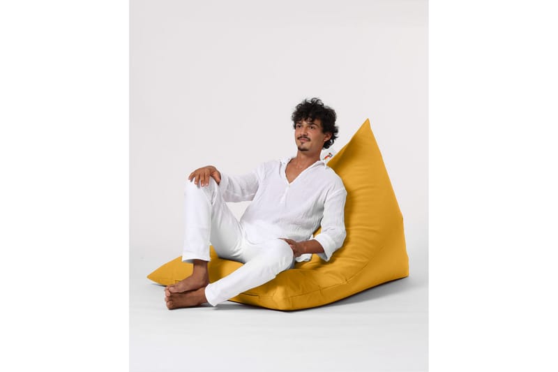 Toya Sittsäck Utomhus 90 cm - Gul - Utemöbler - Utestol & trädgårdsstol - Sittsäckar utomhus
