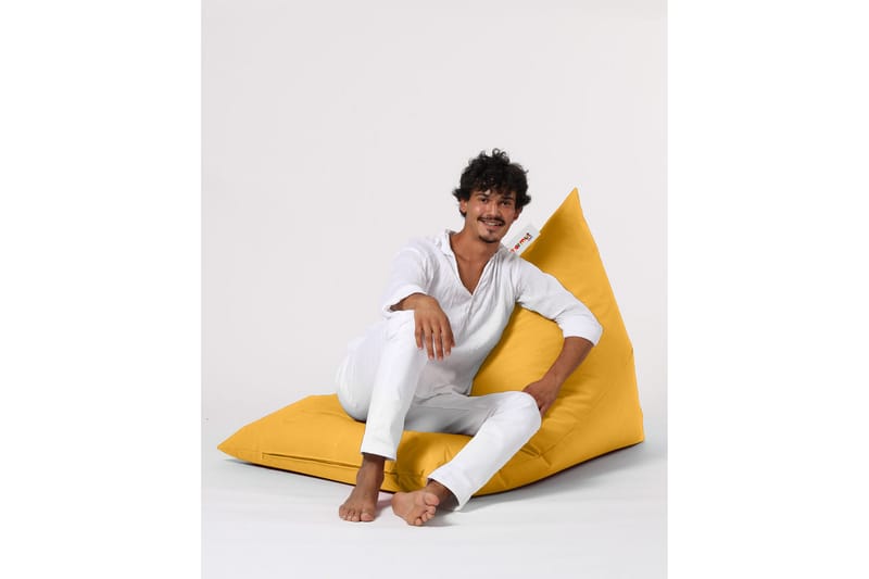 Toya Sittsäck Utomhus 90 cm - Gul - Utemöbler - Utestol & trädgårdsstol - Sittsäckar utomhus