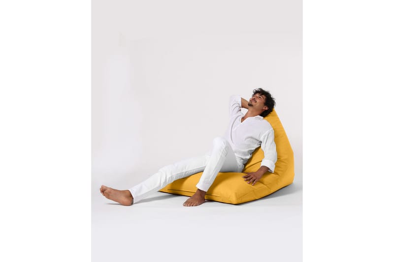 Toya Sittsäck Utomhus 90 cm - Gul - Utemöbler - Utestol & trädgårdsstol - Sittsäckar utomhus