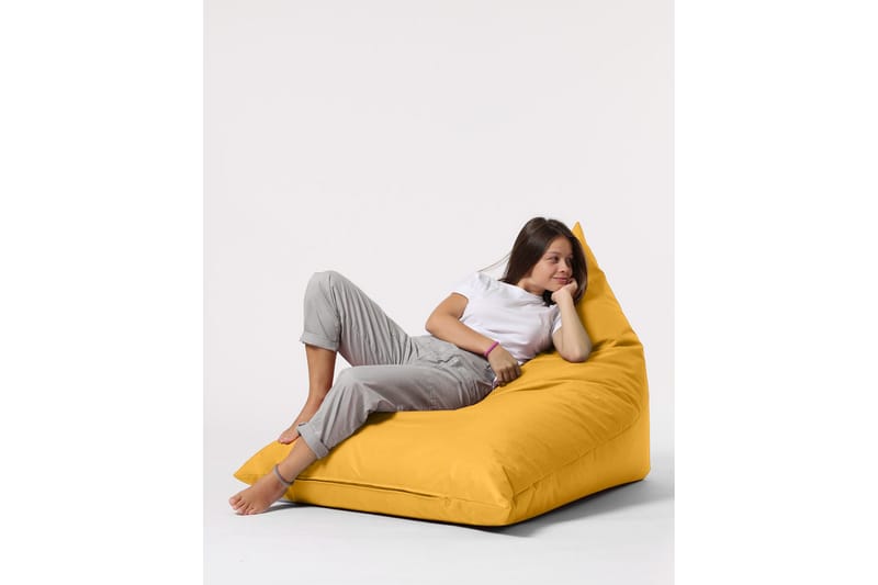 Toya Sittsäck Utomhus 90 cm - Gul - Utemöbler - Utestol & trädgårdsstol - Sittsäckar utomhus