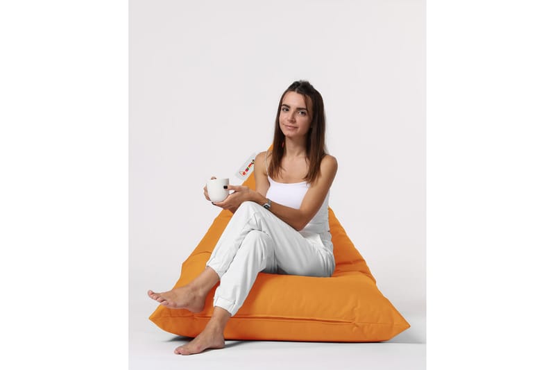 Toya Sittsäck Utomhus 90 cm - Orange - Utemöbler - Utestol & trädgårdsstol - Sittsäckar utomhus