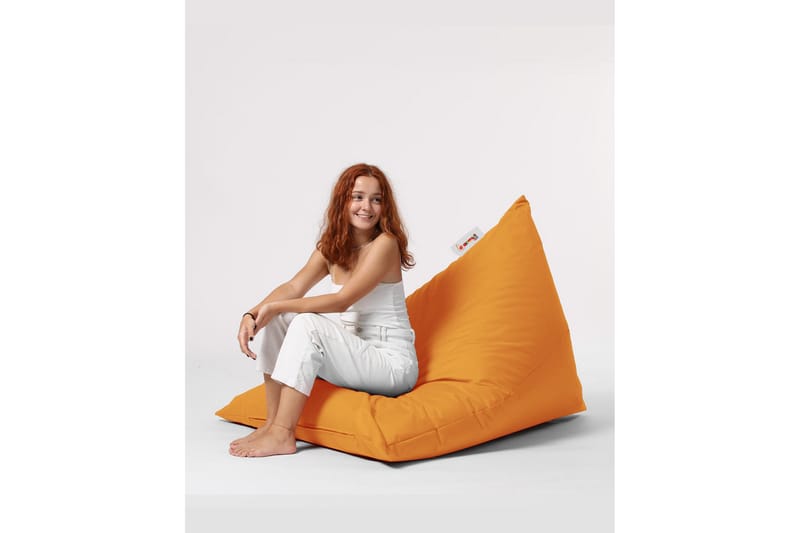 Toya Sittsäck Utomhus 90 cm - Orange - Utemöbler - Utestol & trädgårdsstol - Sittsäckar utomhus
