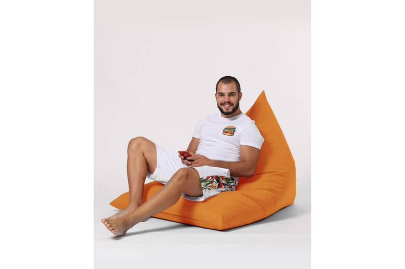 Toya Sittsäck Utomhus 90 cm - Orange - Utemöbler - Utestol & trädgårdsstol - Sittsäckar utomhus