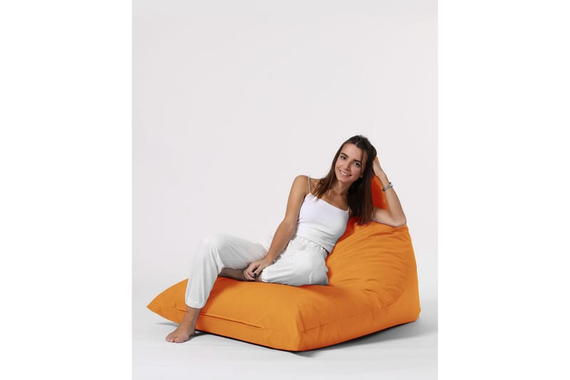 Toya Sittsäck Utomhus 90 cm - Orange - Utemöbler - Utestol & trädgårdsstol - Sittsäckar utomhus
